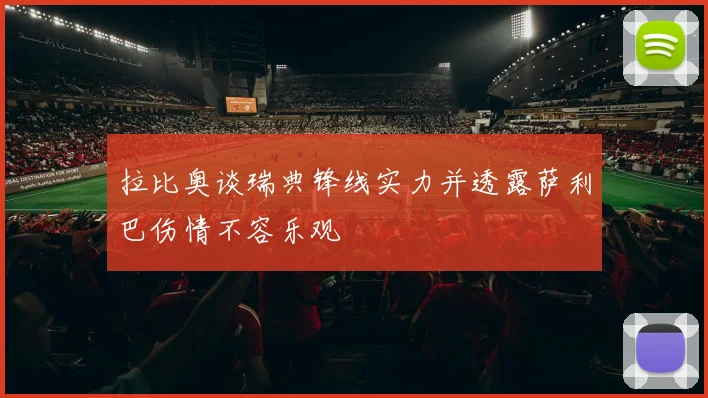 拉比奥谈瑞典锋线实力并透露萨利巴伤情不容乐观